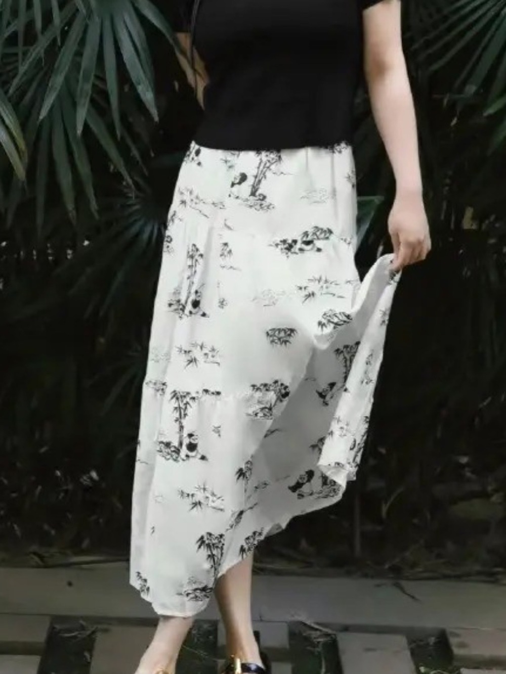 NWOT Eifini Kungfu Panda Skirt